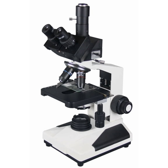 Radical 2000 Professional Trinocular Research Microscope w PLAN Objectives & Cam Port