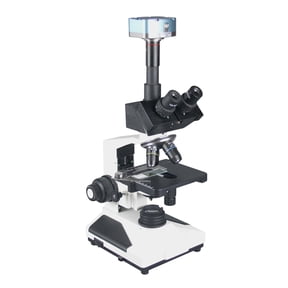 Radical 2000x Research Trinocular Doctor Medical Vet Microscope w Plan Objectives, LED Battery Backup 3Mpix USB Laptop Camera