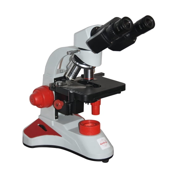 Radical 2500x Binocular Medical Clinical Research Laboratory Microscope w Infinity Plan Optics, Sidentopf Ergo Head LED & Battery Backup