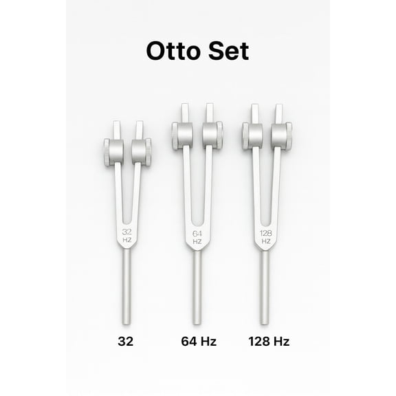Radical 🌟 Long Weighted Otto Tuning Forks – 3 Fork Premium Professional Healing Set