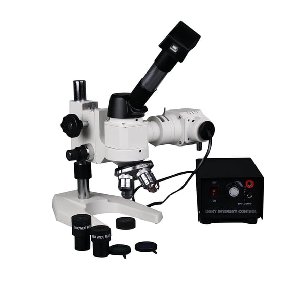 Radical Metallurgical Reflected LED Light Material Science Microscope w 600x Magnification & 5Mega Pixel USB PC Camera & Software