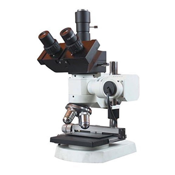Radical Metallurgical Reflected LED Light Material Science Trinocular Microscope 800x Magnification w Precision XY Stage & Camera Port