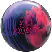 Radical No Doubt Solid Bowling Ball - Black/Red/Purple 15lbs