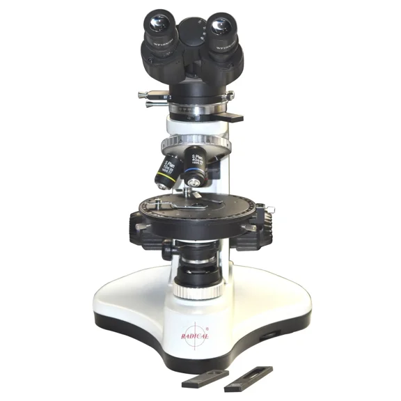 Radical Polarizing Geology Microscope w Koehler, Bertrand, Centring &  Compensators