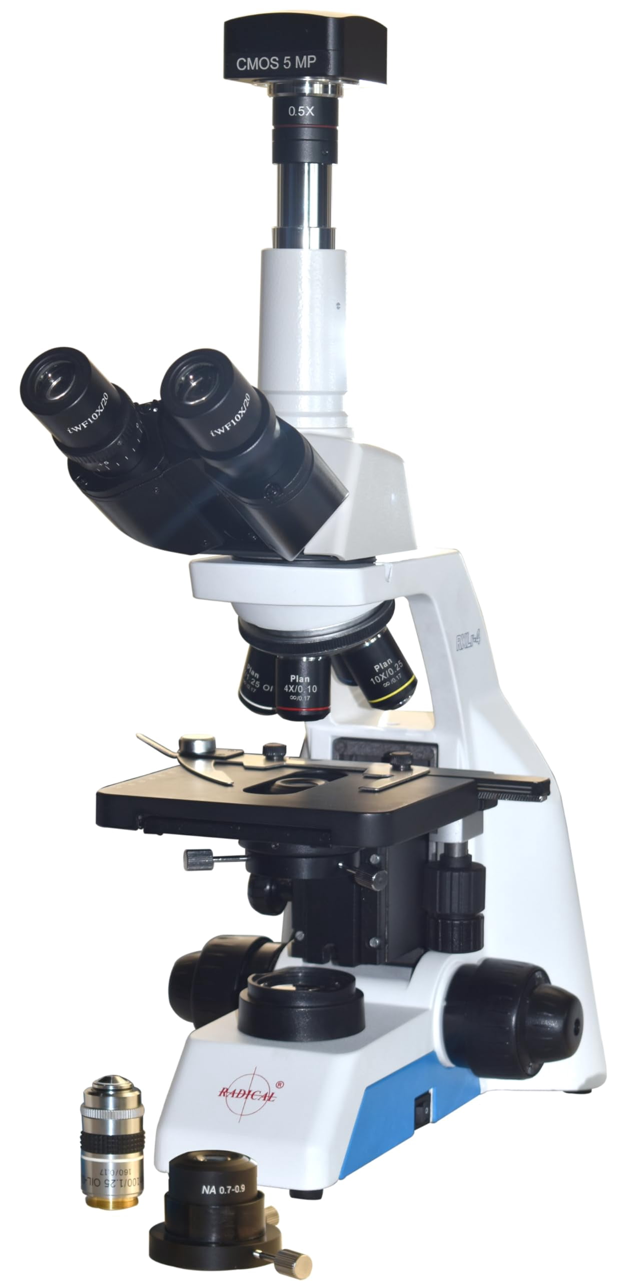 Sen Microscope Radical Premium Darkfield Live Blood LED Microscope w Superior Infinity ...