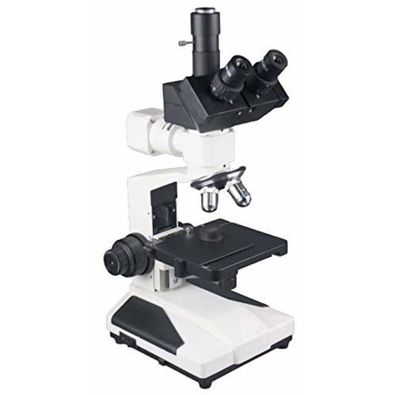 Radical Reflected Light Material Science Metallurgical Microscope w 1200x Magnification, LED Light & Camera Port