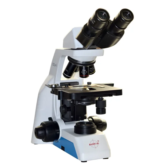Radical Research Professional Lab Microscope Ultra Fine Focus, 3D Stage, Koehler LED