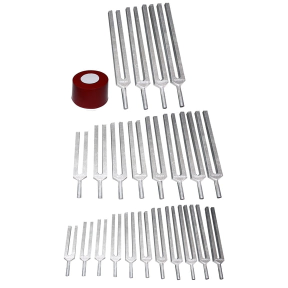 Radical Therapeutic Sharp Chakra Minor Chakra Major and Planetary Set of 23 Tuning Forks