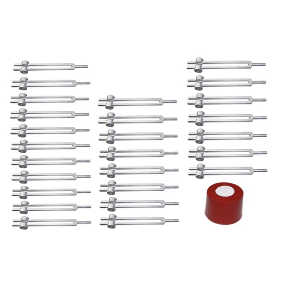 Radical Therapeuticc Chakra Harmonic Planetary 26 Tuning Forks - Weighted - The Ultimate Healing Kit