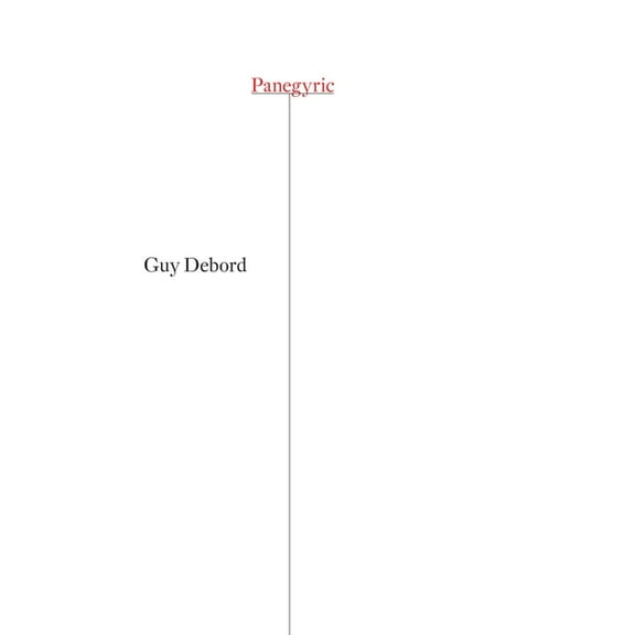 Radical Thinkers: Panegyric (Paperback)