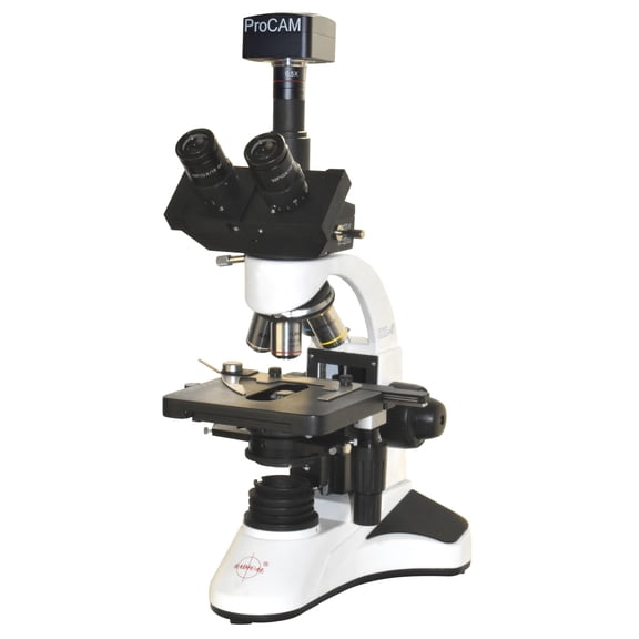 Radical Trinocular Brightfield Phase Contrast Microscope w 10 MegaPixel Computer Camera for Translucent Live Cell Specimen Like Sperm, Fibres, Bacteria etc