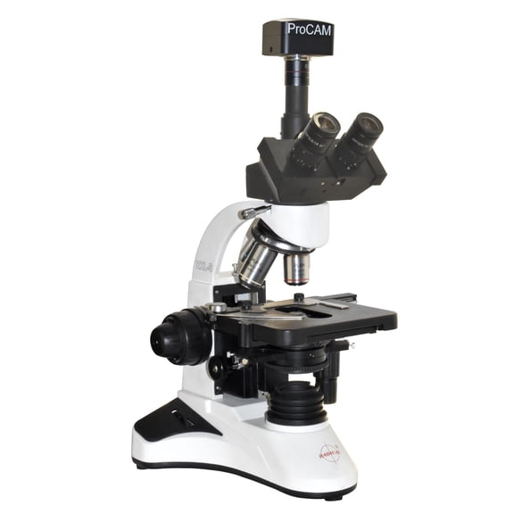 Radical Trinocular Brightfield Phase Contrast Microscope w 5Mega Pixel Camera for Translucent Live Cell Specimen Like Sperm Semen