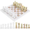 thumbnail image 1 of Radicaln White and Green Marble Chess Set 12 Inch Handcrafted Game Board – Premium Strategy Gift for Dad, Husband or Mentor – Father’s Day Present, 1 of 7