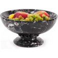 thumbnail image 1 of Radicaln Marble Fruit Bowl 10 Inches Black Handmade Decorative Bowl For Kitchen Table, Ideal Key Holder, Candy Dish and Fruit Bowl For Kitchen Countertop, 1 of 6