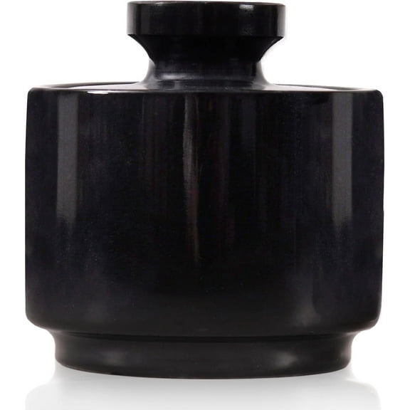 Radicaln Black Marble Salt Cellar with Lid – 3" Stone Spice Jar for Salt, Sugar & Seasonings – Sleek Kitchen Countertop Organizer for Modern Homes