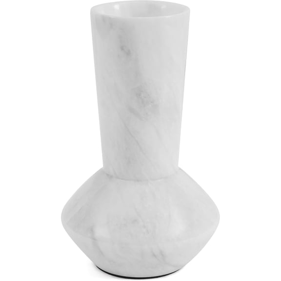 Radicaln Marble Vase for Bouquet 8" Handmade White Vase for Flowers, Modern Décor for Living Room, Vases for Home Décor, Decorative Home Accessories