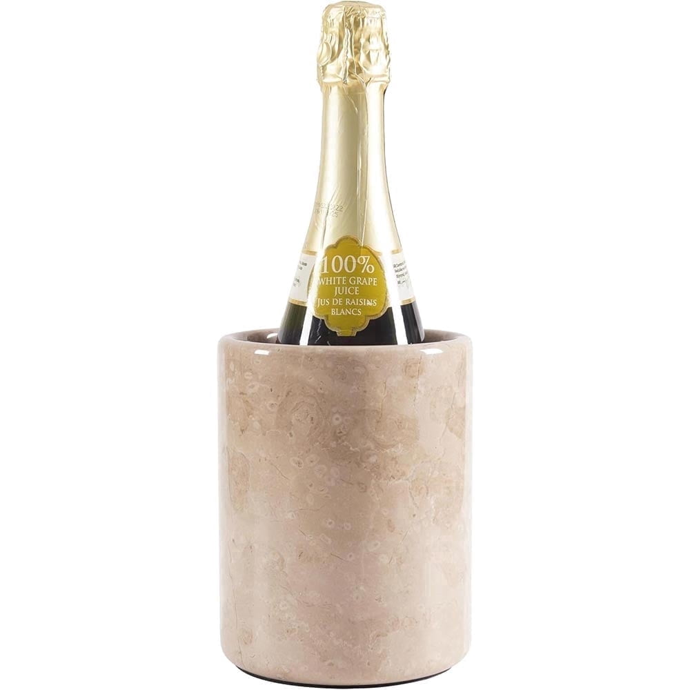 Radicaln Marble Wine Chiller Bucket 6.5 inches Verona Handmade Champagne Chiller For Bar Accessories, Ideal Beverage Cooler and Wine Bottle Holder For Home Bar, Small Cooler and Wine Bucket