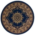 thumbnail image 1 of Radici 1191-2245-NAVY 5 ft.3 Round Castello Area Rug - Blue, 1 of 2