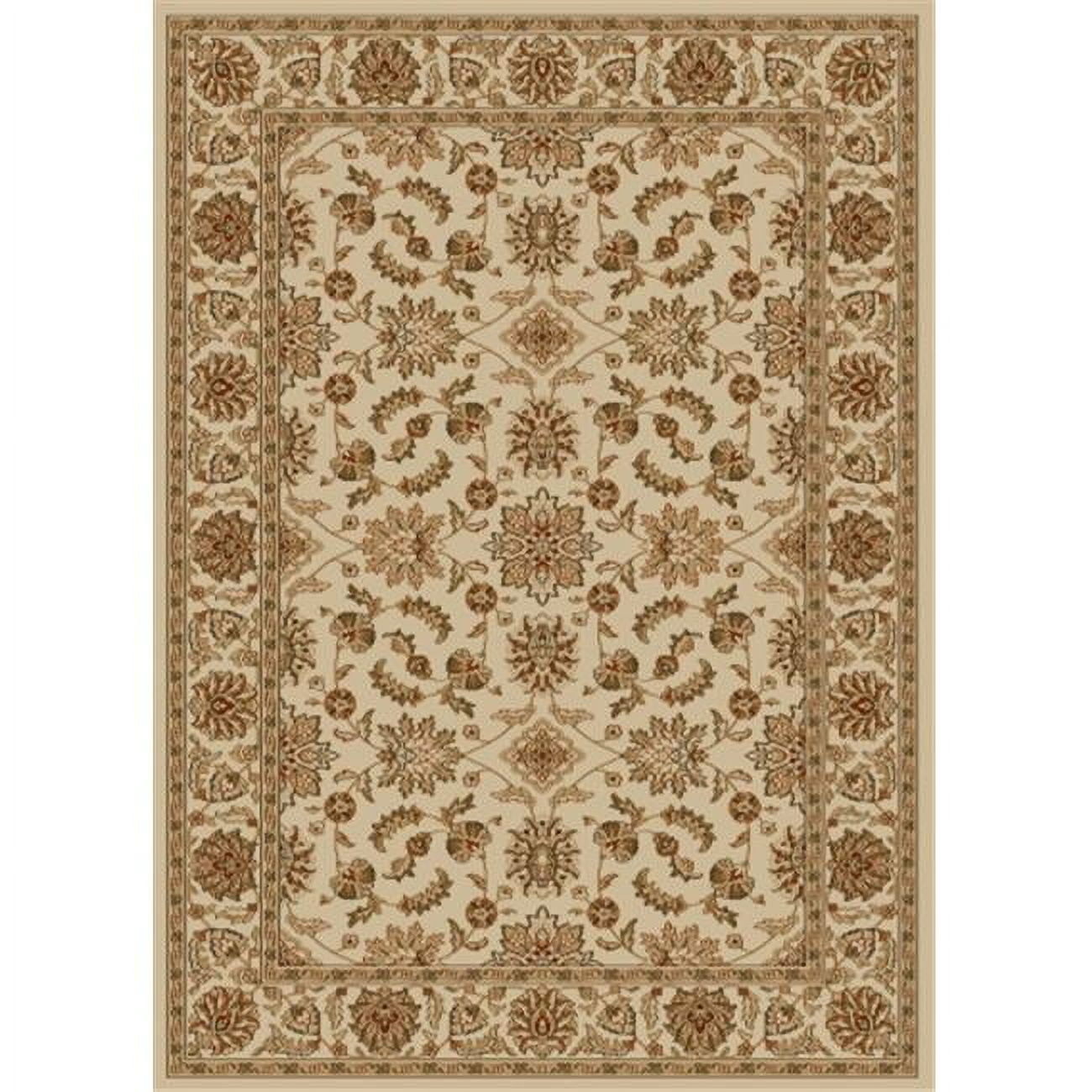 Traditional Italian Rug Pattern Radici 1592-1300-IVYIVY Como Rectangular Ivory Traditional Italy Area ...