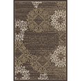 thumbnail image 1 of Radici Usa Pisa Area Rugs - 3471 Contemporary Brown Swirls Diamonds Curls Circles Rug, 1 of 2