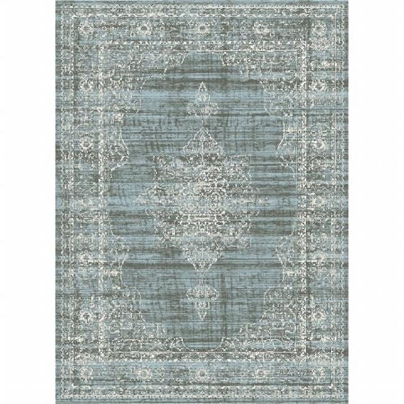 Colosseo Vintage Green 8' x 10' Synthetic Kids Area Rug