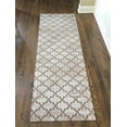 thumbnail image 1 of Radici USA 3782 Pristine Modern Contemporary Geometric Bone Area Rug (2'2" x 7'7"), 1 of 2