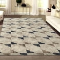 thumbnail image 1 of Radici USA 3793 Iseo Contemporary Bone Geometric Area Rug (3'3" x 4'11"), 1 of 2