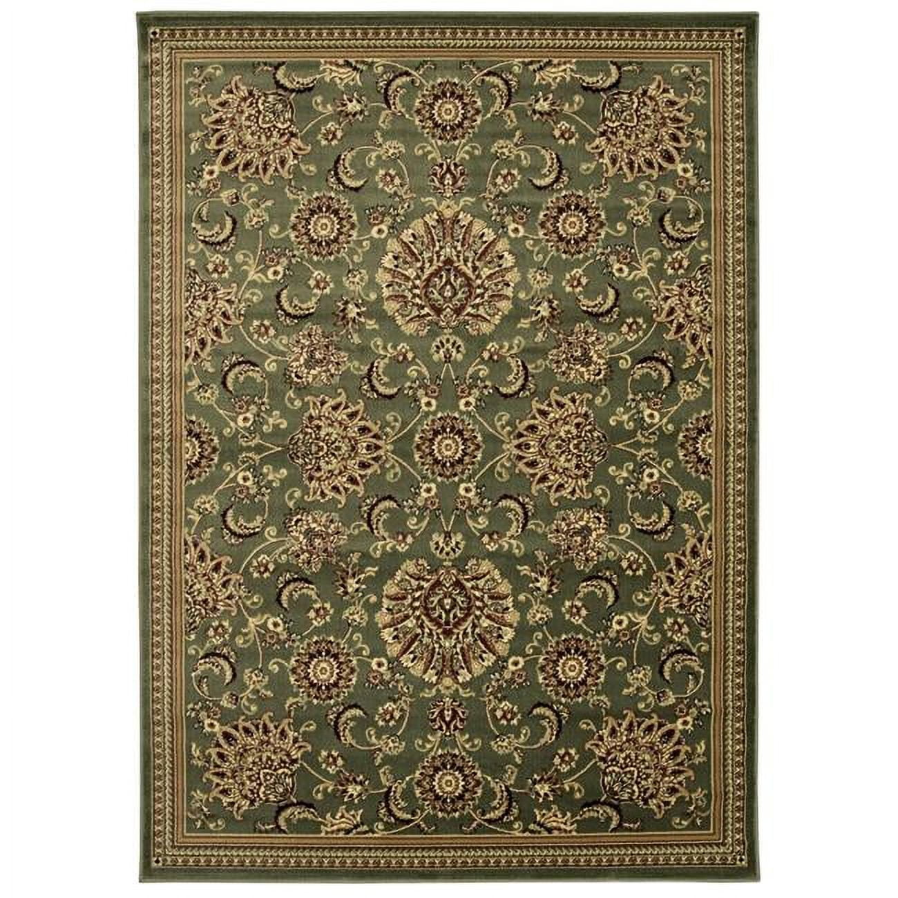 Radici USA 5x7ft Indoor Castello Traditional Floral Scroll Area Rug ...