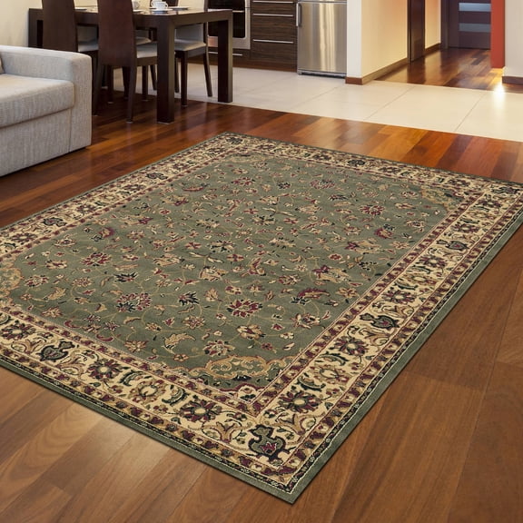 Radici USA 953 Casana Traditional Sage Oriental Sarouk Area Rug (6'7" x 9'6")
