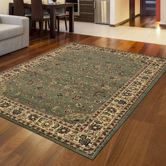 Radici USA 953 Casana Traditional Sage Oriental Sarouk Area Rug (6'7" x 9'6")