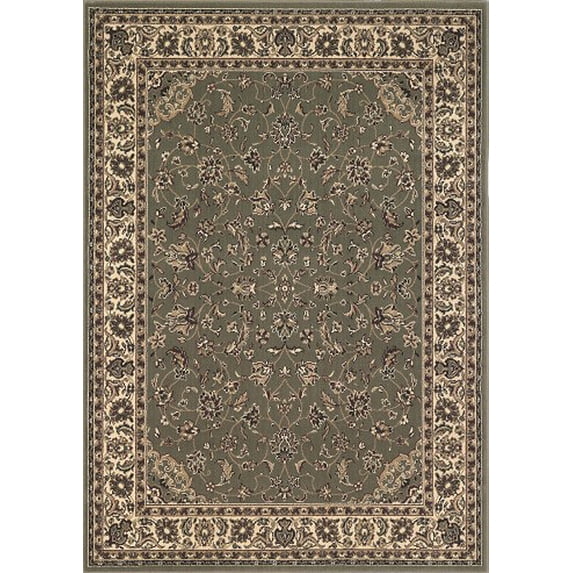 Radici Usa Castello Area Rug 953 Sage Persian Bordered 9' 10" x 12' 10" Rectangle
