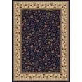 thumbnail image 1 of Radici Usa Como Area Rug 1593 Navy Blue Italian Bordered 9' 10" x 12' 10" Rectangle, 1 of 3