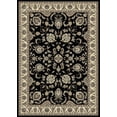 thumbnail image 1 of Radici Usa Alba Area Rug 1426 Black Bordered Floral 2' 2" x 7' 7" Rectangle, 1 of 2