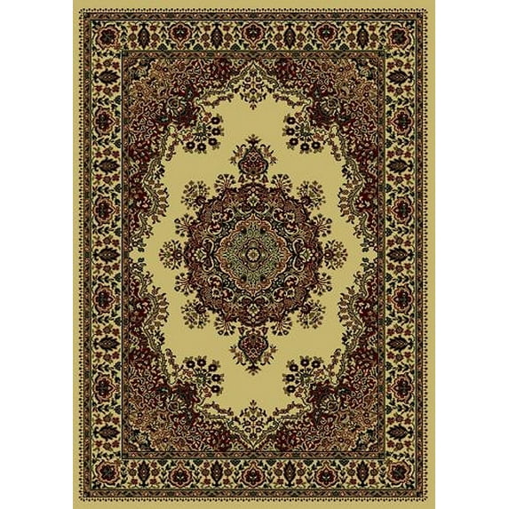 Radici Usa Castello Area Rug 1191 Ivory Medallion Floral 3' 3" x 4' 11" Rectangle