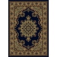 thumbnail image 1 of Radici Usa Castello Area Rug 1191 Navy Blue Medallion Floral 5' 5" x 7' 7" Rectangle, 1 of 2