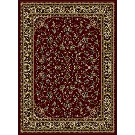 Radici Usa Castello Area Rug 953 Burgundy Bordered 3' 3" x 4' 11" Rectangle