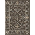 thumbnail image 1 of Radici Usa Colosseo Area Rug 3562 Traditional Brown Leaves Bouquet 5' 3" x 7' 3" Rectangle, 1 of 2