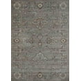 thumbnail image 1 of Radici Usa Colosseo Area Rug 3562 Traditional Grey Bordered Leaves 2' 2" x 7' 7" Rectangle, 1 of 2