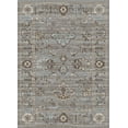 thumbnail image 1 of Radici Usa Colosseo Area Rug 3562 Traditional Grey Bordered Leaves 3' 3" x 4' 11" Rectangle, 1 of 2