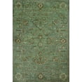 Radici Usa Colosseo Area Rug 3562 Traditional Grey Bordered Leaves 7