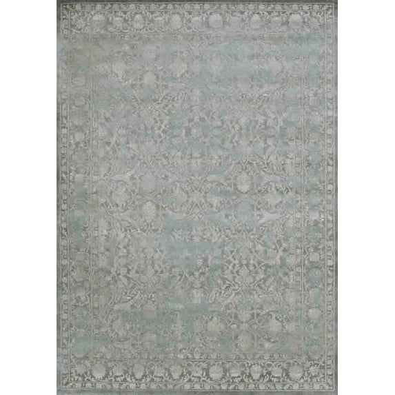Radici Usa Colosseo Area Rug 3564 Traditional Grey Circles Vines 3' 3" x 4' 11" Rectangle