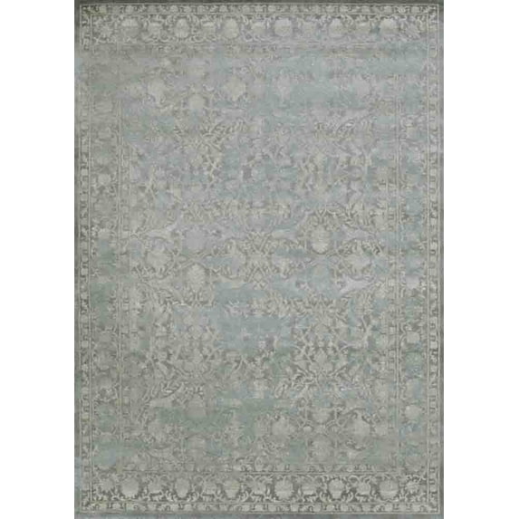 Radici Usa Colosseo Area Rug 3564 Traditional Grey Circles Vines 7' 10" x 10' 6" Rectangle