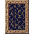 thumbnail image 1 of Radici Usa Como Area Rug 1590 Traditional Navy Lattice Leaves 7' 9" x 11' Rectangle, 1 of 2