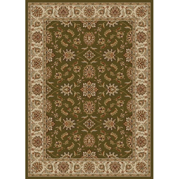 Radici Usa Como Area Rug 1592 Sage Italian Bordered 3' 3" x 4' 11" Rectangle