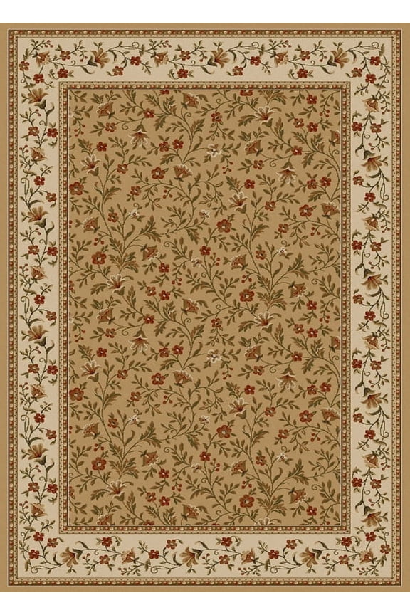 Como Area Rug 1593 Beige Italian Bordered 3' 3" x 4' 11" Rectangle