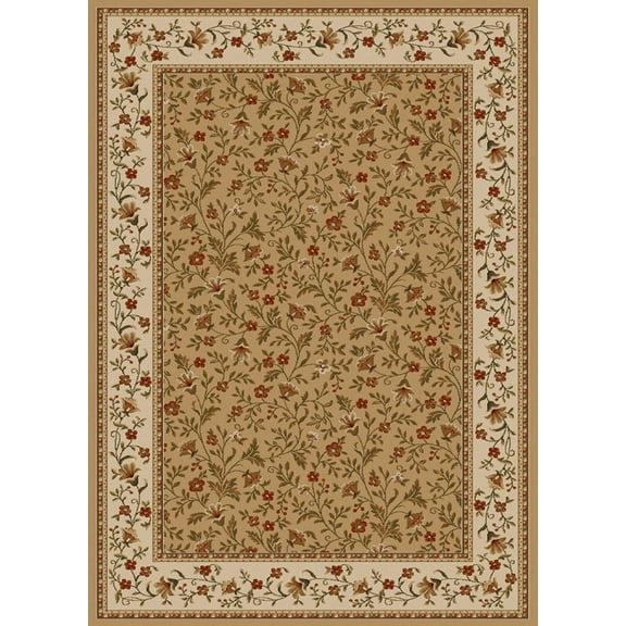 Radici Usa Como Area Rug 1593 Beige Italian Bordered 3' 3" x 4' 11" Rectangle