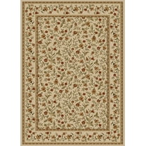 Radici Usa Como Area Rug 1593 Ivory/Brick Italian Bordered 7' 9" x 11' Rectangle