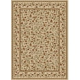 thumbnail image 1 of Radici Usa Como Area Rug 1593 Ivory/Brick Italian Bordered 9' 10" x 12' 10" Rectangle, 1 of 2