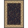 thumbnail image 1 of Radici Usa Como Area Rug 1593 Navy Blue Italian Bordered 3' 3" x 4' 11" Rectangle, 1 of 2