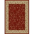 thumbnail image 1 of Radici Usa Como Area Rug 1593 Red Italian Bordered 3' 3" x 4' 11" Rectangle, 1 of 2